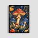 Постер "Space Mushroom" wms051_space_mushroom_white_antiblik_a1 фото
