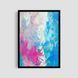 Постер "Blue Pink Swirl" txr001_blue_pink_swirl_white_antiblik_a1 фото