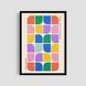 Постер "Color Mosaic" gmtr003_color_mosaic_white_antiblik_a1 фото