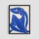 Постер "Blue Nude 2" art011_blue_nude2_white_antiblik_a1 фото