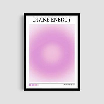 Постер "Divine Energy 2" aur020_divine_energy2_white_antiblik_a1 фото