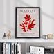 Постер "Red Foliage" hms049_red_foliage_white_antiblik_a1 фото 3