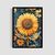 Постер "Sunflower" wms038_sunflower_white_antiblik_a1 фото