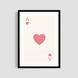 Постер "Heart Ace" abs034_heart_ace_white_antiblik_a1 фото