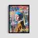 Постер "Girl with Pearl Earring" art016_girl_with_pearl_earring_white_antiblik_a1 фото