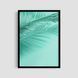 Постер "Turquoise Palm" txr004_turquoise_palm_white_antiblik_a1 фото