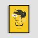 Постер "Modern Art Face" art032_modern_art_face_white_antiblik_a1 фото