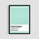Постер "Pantone Brook Green" txr013_pantone_brook_green_white_antiblik_a1 фото