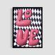 Постер "Pink Love" txt014_pink_love_white_antiblik_a1 фото