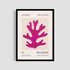 Постер "Pink Coral2" hms042_pink_coral2_white_antiblik_a1 фото