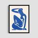 Постер "Blue Silhouette2" hms057_blue_silhouette2_bez_a4 фото