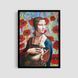 Постер "Lady with Ermine" art003_lady_with_ermine_white_antiblik_a1 фото