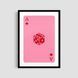 Постер "Pink Ace" abs017_pink_ace_white_antiblik_a1 фото